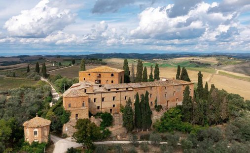 Castle To Be Renovated For Sale In Montalcino, Valdorcia