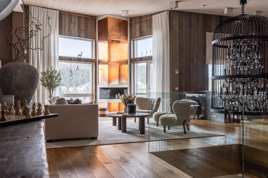 View of Unique Penthouse In Popular Swedish Ski Resort In åre, Jamtland County ...