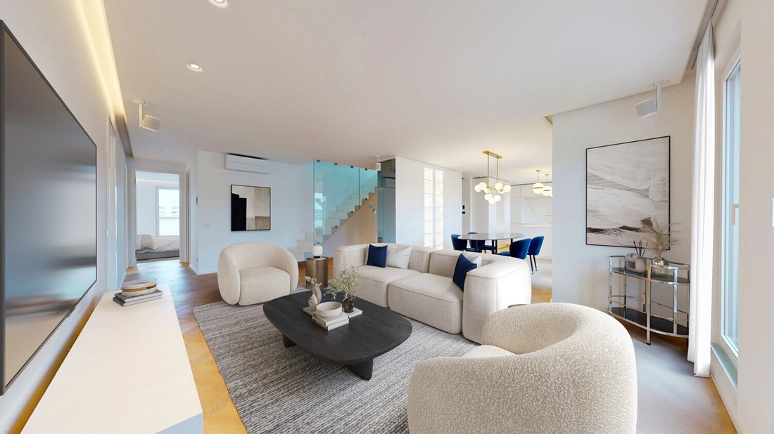 Beautiful view of Luxury Modern Penthouse Apartment Floor Plans