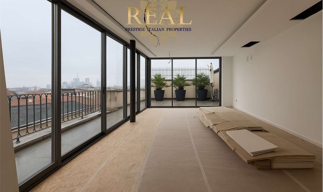 Photo inspiration: Fresh Look at Montenapoleone District Prestigious Penthouse In Milan Lombardy