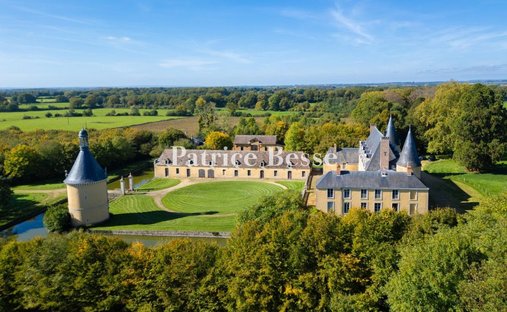 Beautiful French Estate For Sale On 266 Acres With Listed Chateau Near Le Mans.