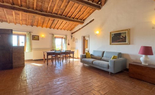 Castle To Be Renovated For Sale In Montalcino, Valdorcia