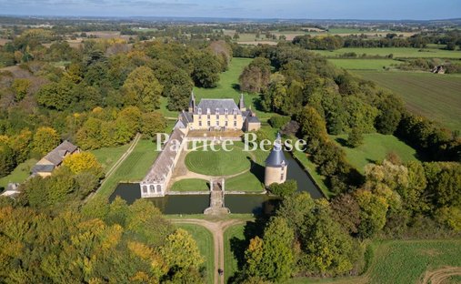 Beautiful French Estate For Sale On 266 Acres With Listed Chateau Near Le Mans.