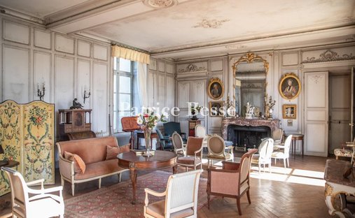 Beautiful French Estate For Sale On 266 Acres With Listed Chateau Near Le Mans.