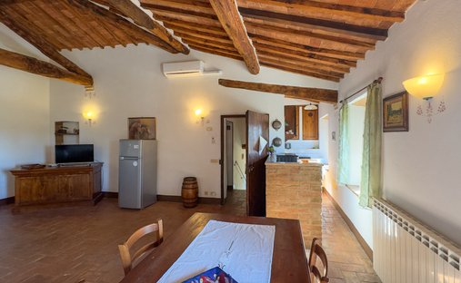 Castle To Be Renovated For Sale In Montalcino, Valdorcia