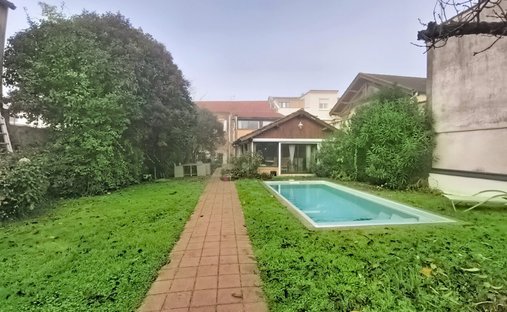 14th C. Chateau With A House