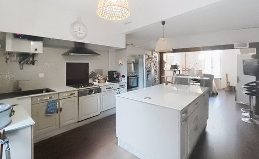 14th C. Chateau With A House