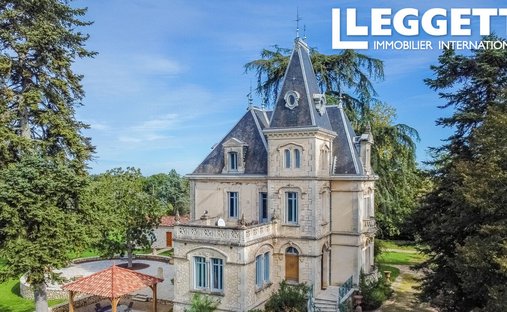 Castle in Laroque-Timbaut, Nouvelle-Aquitaine, France 1