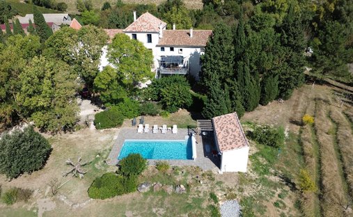 A Listed Property Overlooking The Pyrenees And The Aude Valley
