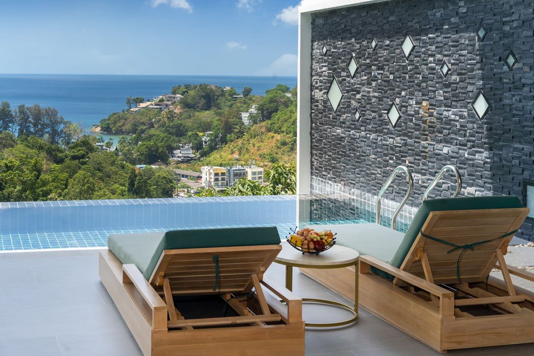 Panoramic Sea-View Pool Residence with Four Bedrooms and Private Terrace
