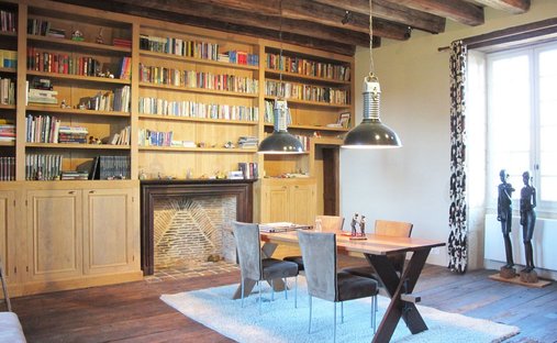 14th C. Chateau With A House