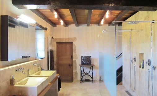 14th C. Chateau With A House