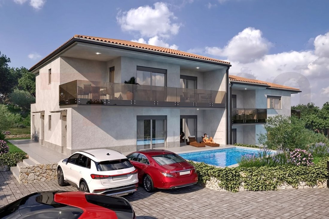 Apartment in Vrbnik, Primorje-Gorski Kotar County, Croatia 1 - 16780896