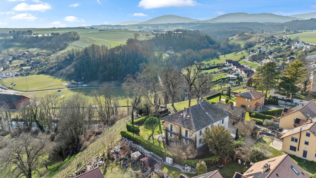 Magnificent Manor House In Orbe On A One Hectare Estate