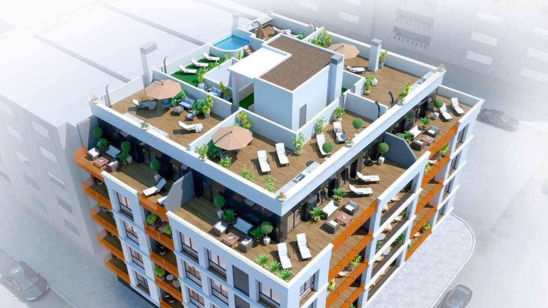 Beautiful view of Green Penthouse Community Development Process