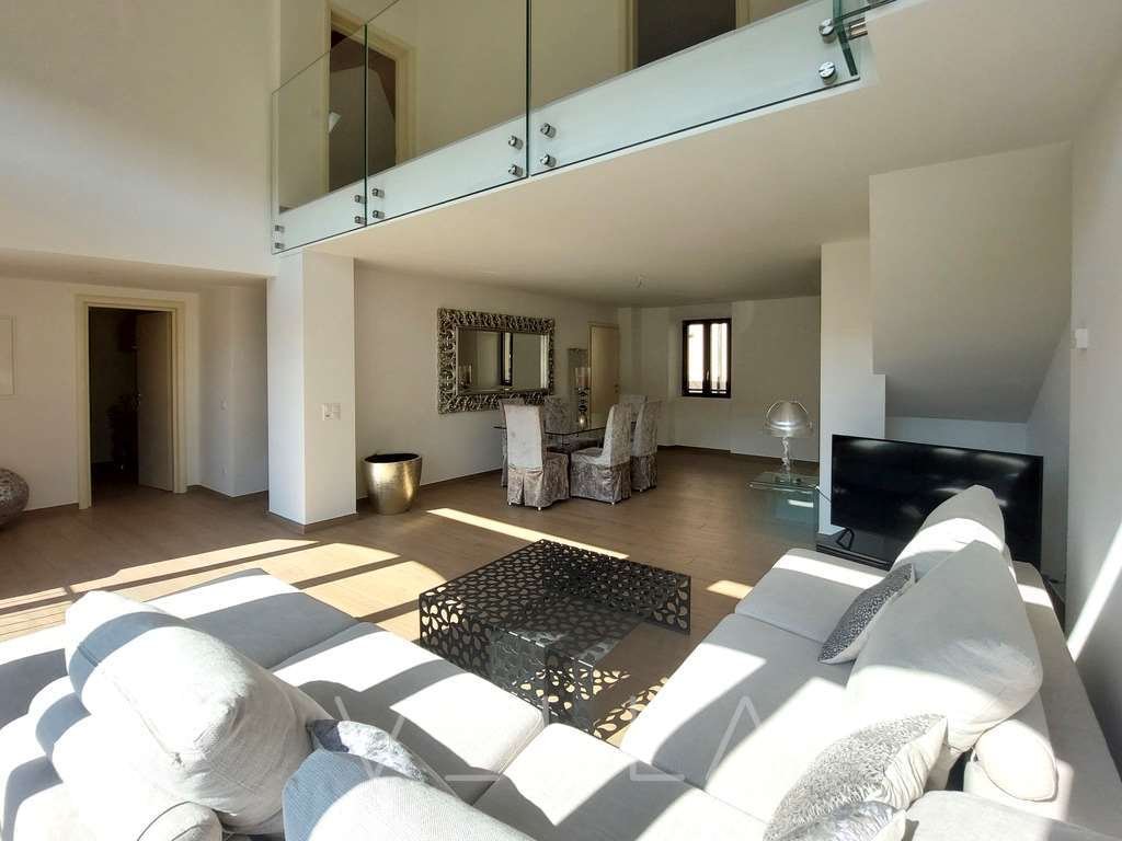 Image showcasing Charming Duplex Penthouse In A Historic Home In Cureglia, Ticino ...