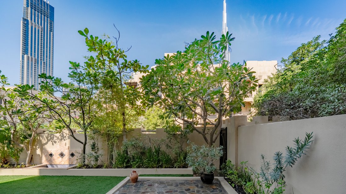 Photo inspiration: Visual Reference: Luxury Garden Apartment With Iconic Burj In Dubai Dubai United