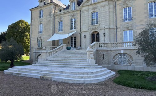 19 Th C. Chateau With Outbuildings And Pool