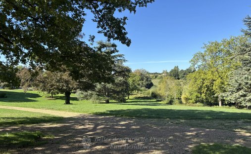 19 Th C. Chateau With Outbuildings And Pool