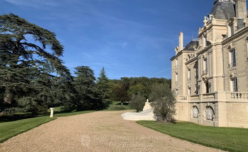 19 Th C. Chateau With Outbuildings And Pool