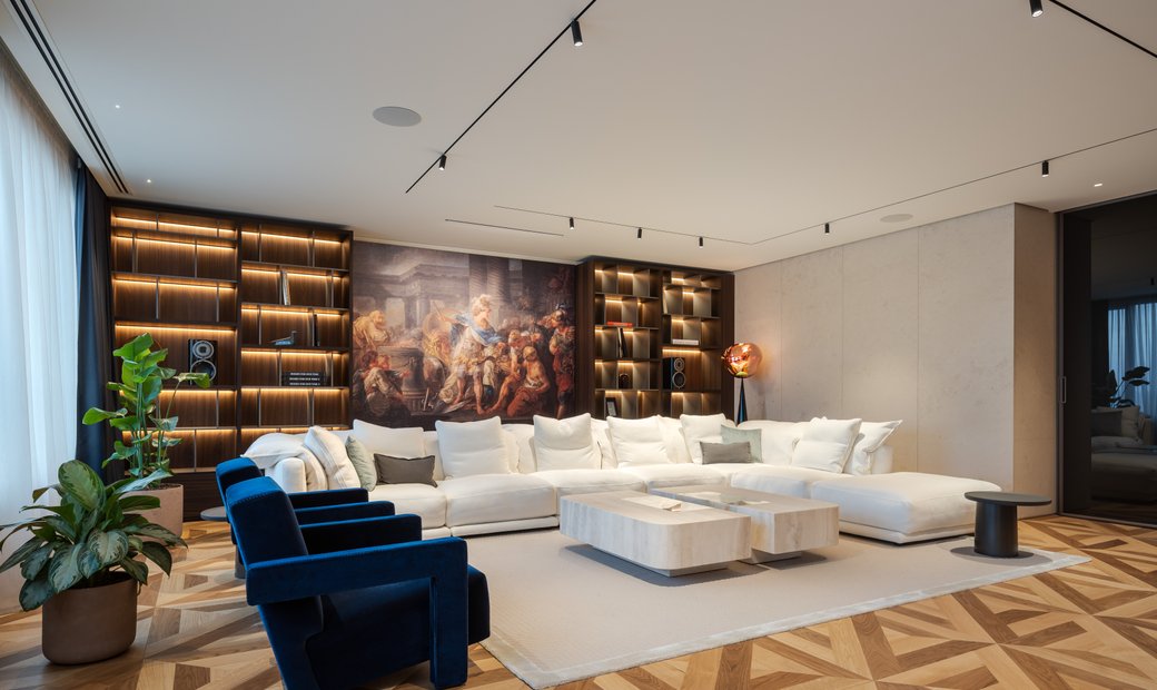 Bespoke Duplex Penthouse With Panoramic Riverfront Vistas In Beograd Photo Inspiration