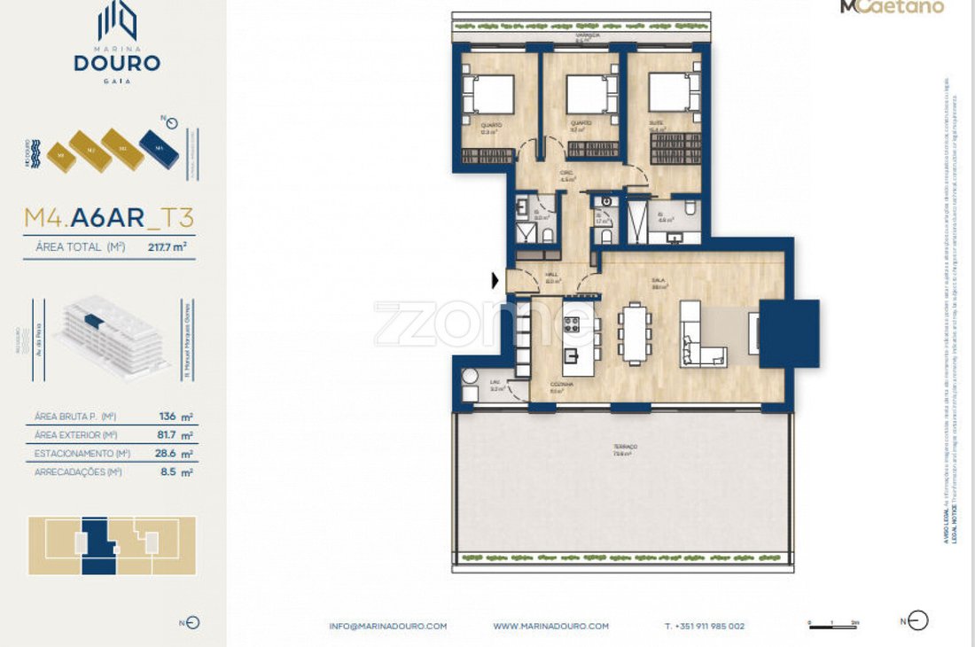 Apartment in Canidelo, Porto District, Portugal 1 - 14594946