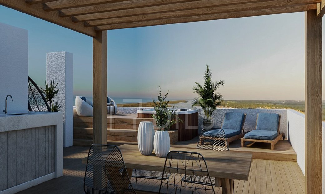 2 Bedroom Penthouse With In Conceicao E Cabanas De Tavira, Algarve ... - Penthouse Condos With Private Cabanas