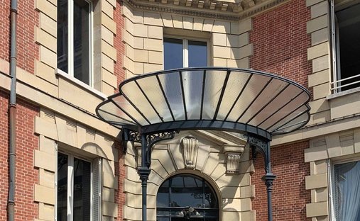 18th Century Castle And Its Walled Park