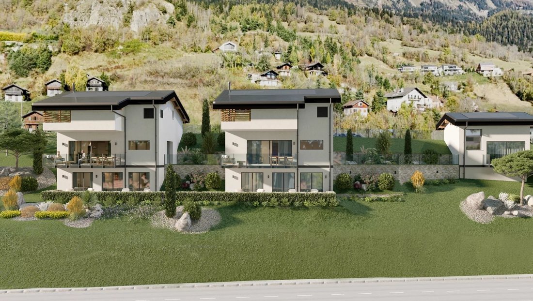 New Development – New Villas In Ayent – Building Permit In Effect