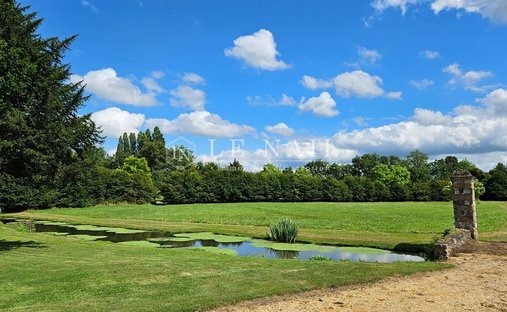 A Chateau From The Late 17th Century, Listed As A Historical Monument, Its Outbuildings And