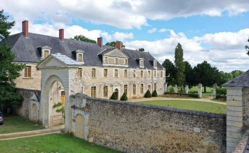A Chateau From The Late 17th Century, Listed As A Historical Monument, Its Outbuildings And