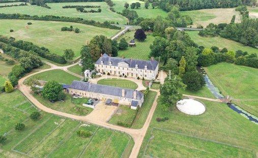 A Chateau From The Late 17th Century, Listed As A Historical Monument, Its Outbuildings And