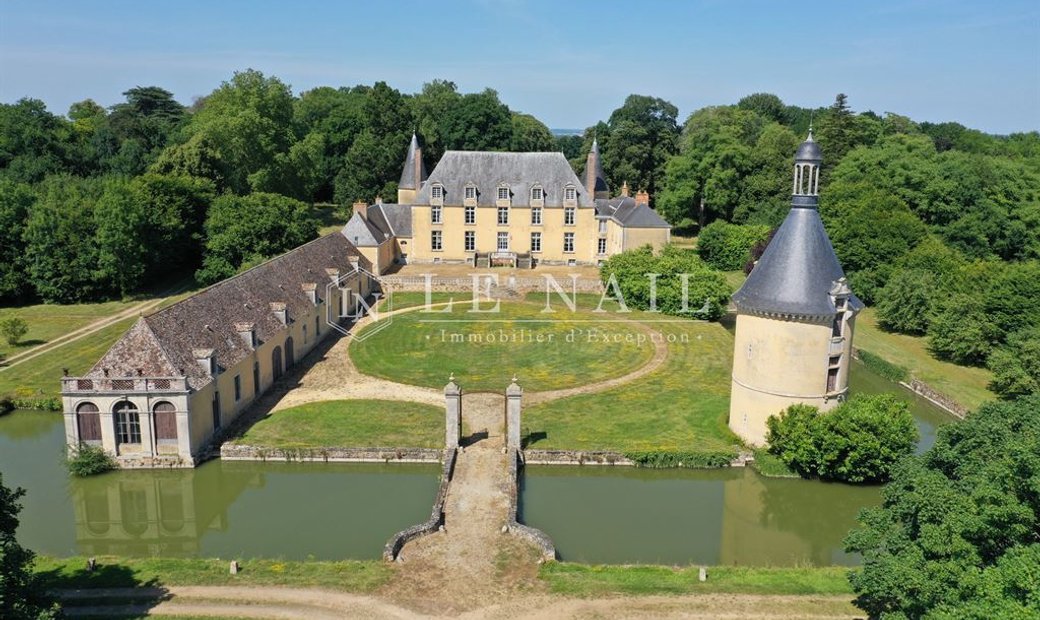 Beautiful French Estate For Sale On 266 Acres With Listed Chateau Near Le Mans.