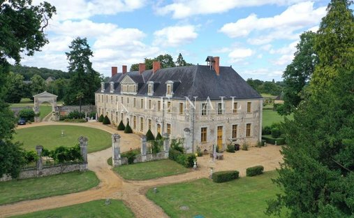 A Chateau From The Late 17th Century, Listed As A Historical Monument, Its Outbuildings And