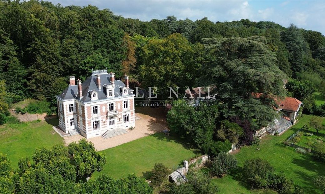 Spacious Property With Separate Guest Lodgings In Wooded Park Of 19 Acres, 15 Km From Blois.