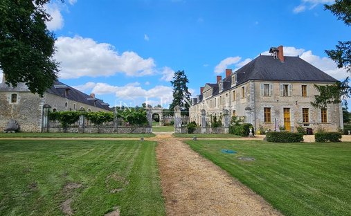 A Chateau From The Late 17th Century, Listed As A Historical Monument, Its Outbuildings And