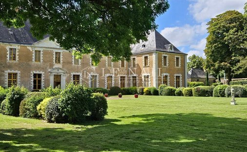 A Chateau From The Late 17th Century, Listed As A Historical Monument, Its Outbuildings And