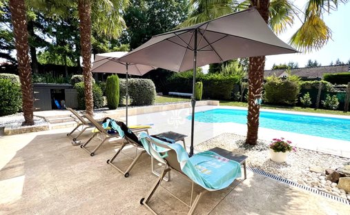 18th Century Castle And Its Walled Park