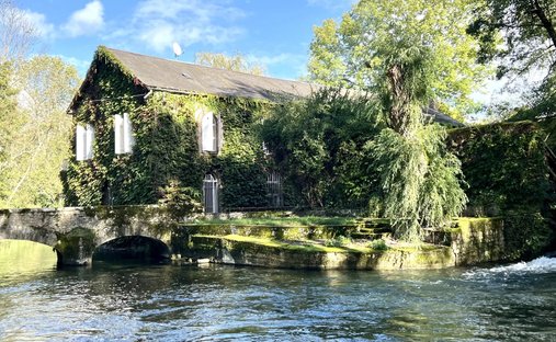 18th Century Castle And Its Walled Park