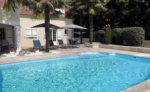 18th Century Castle And Its Walled Park