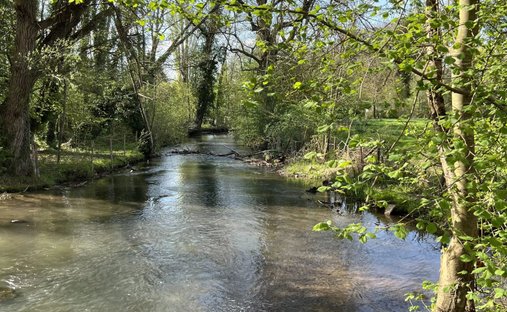 18th Century Castle And Its Walled Park