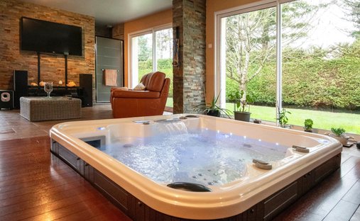 18th Century Castle And Its Walled Park