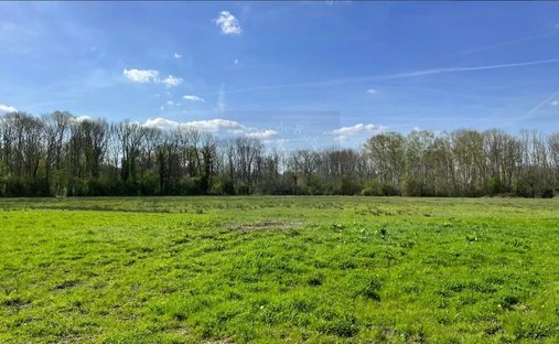 18th Century Castle And Its Walled Park