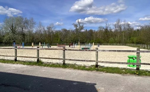 18th Century Castle And Its Walled Park