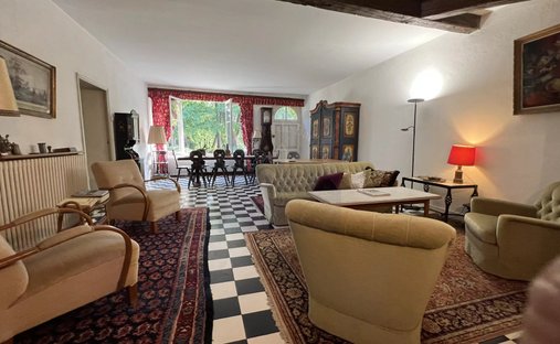 18th Century Castle And Its Walled Park