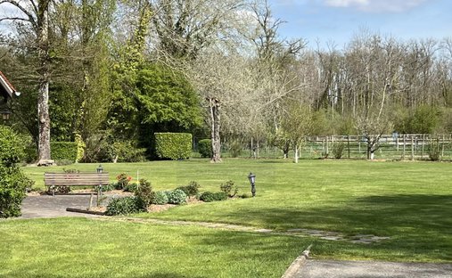 18th Century Castle And Its Walled Park