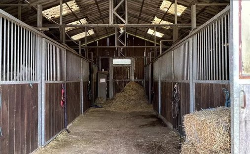 18th Century Castle And Its Walled Park