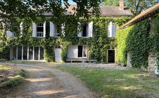 18th Century Castle And Its Walled Park