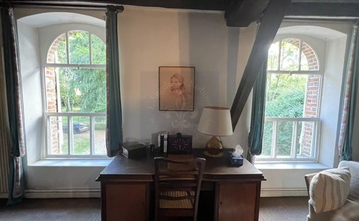 18th Century Castle And Its Walled Park