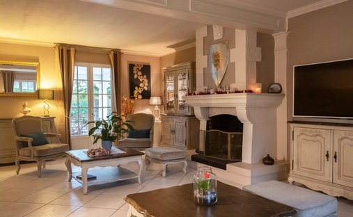 18th Century Castle And Its Walled Park